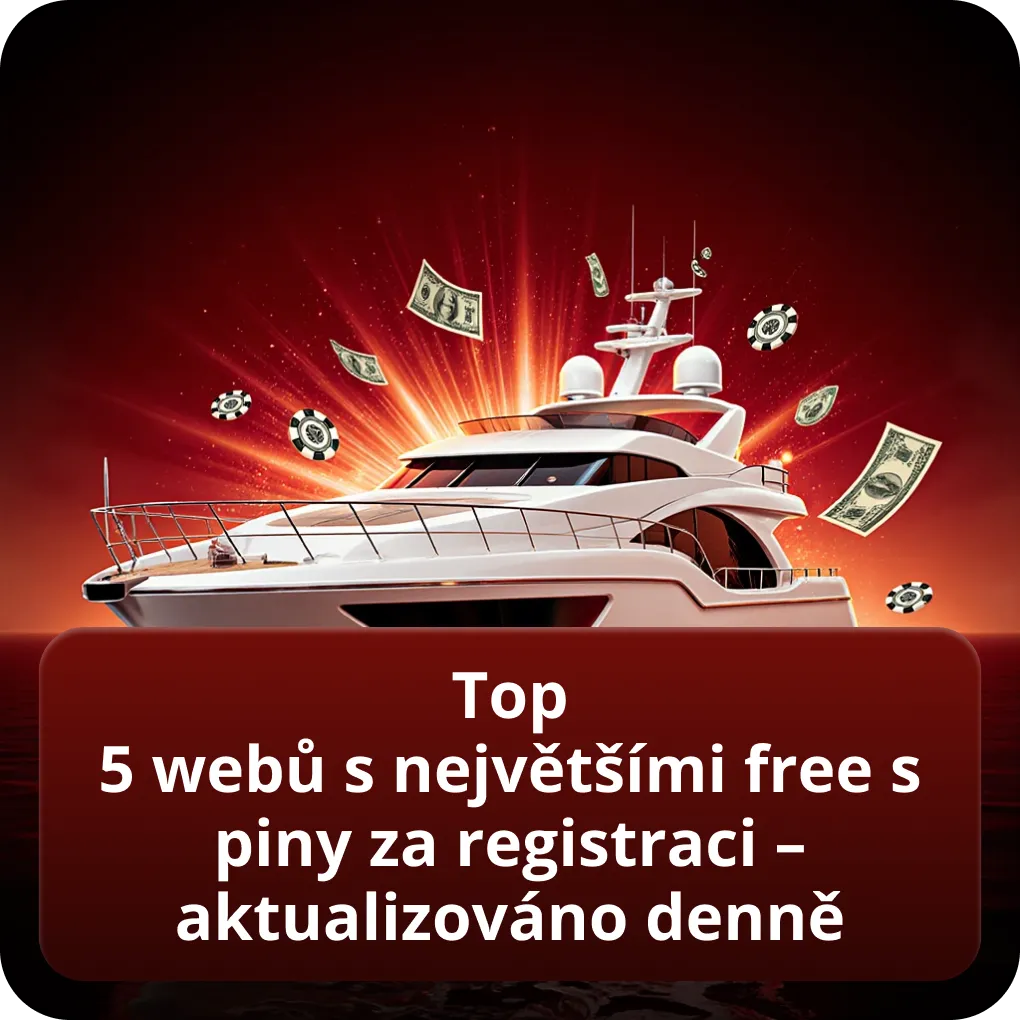 Top 5 webů s největšími free spiny za registraci – aktualizováno denně